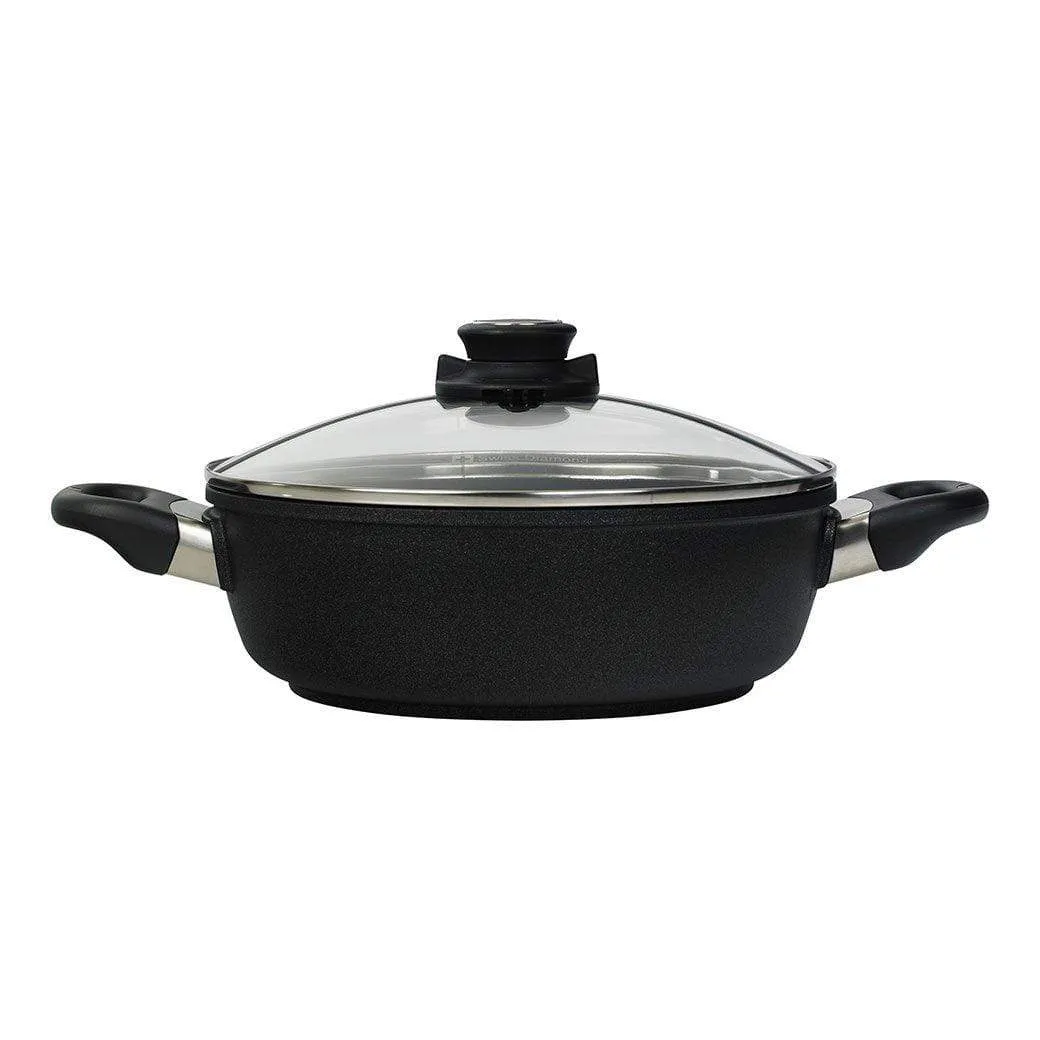 Swiss Diamond XD Nonstick Round Casserole with Lid