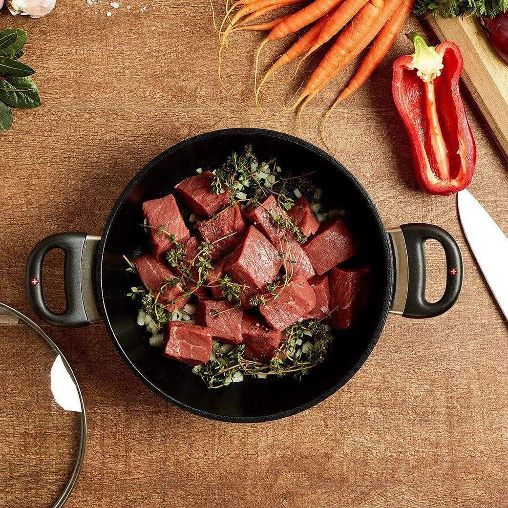 Swiss Diamond XD Nonstick Round Casserole with Lid