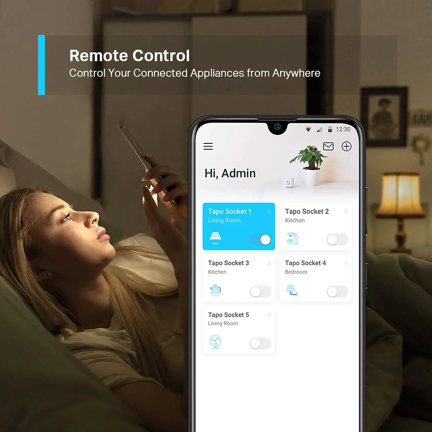 Tapo Smart Plug Wi-Fi Outlet (4 plugs)