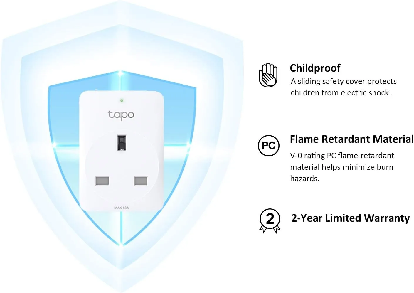 Tapo Smart Plug Wi-Fi Outlet (4 plugs)
