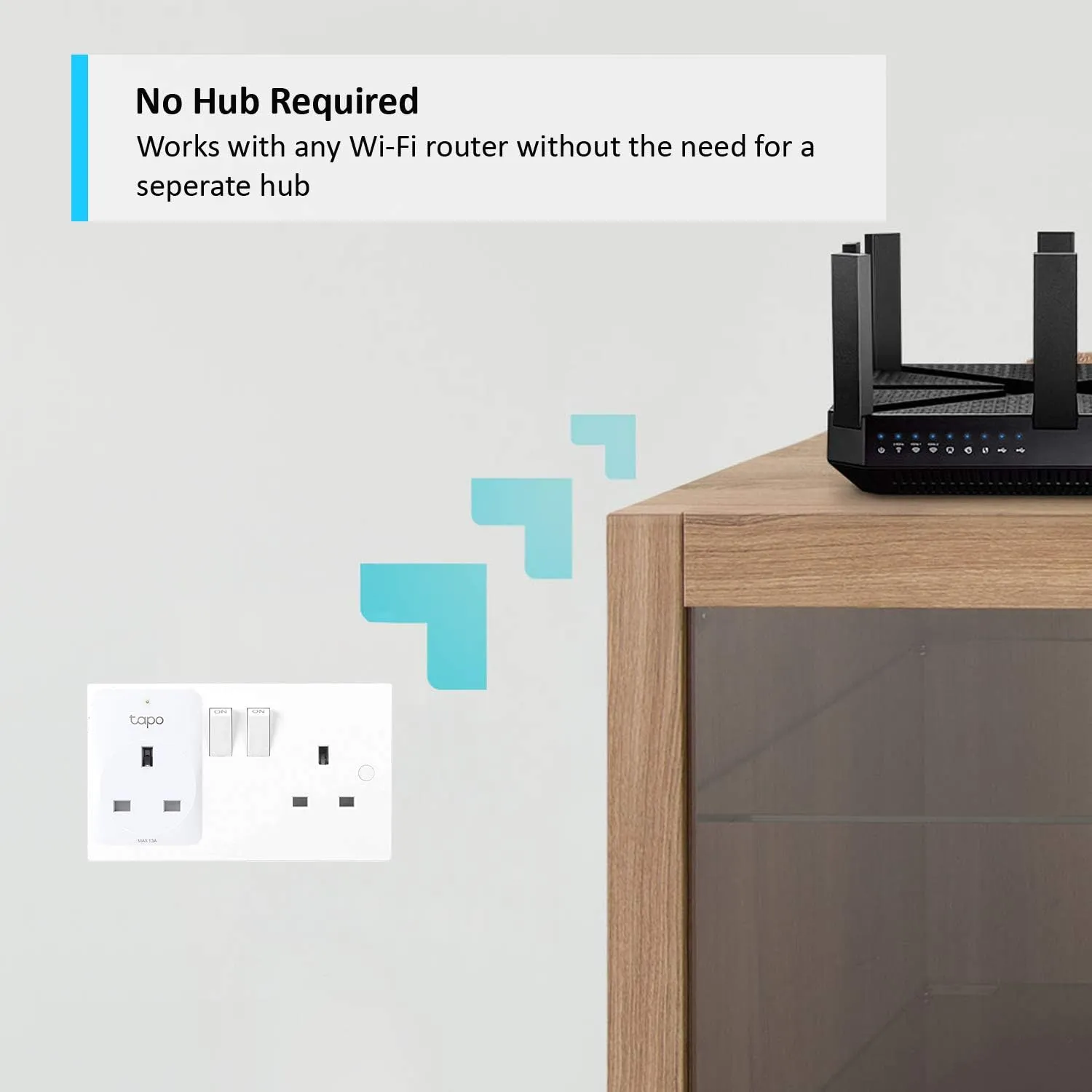 Tapo Smart Plug Wi-Fi Outlet (4 plugs)