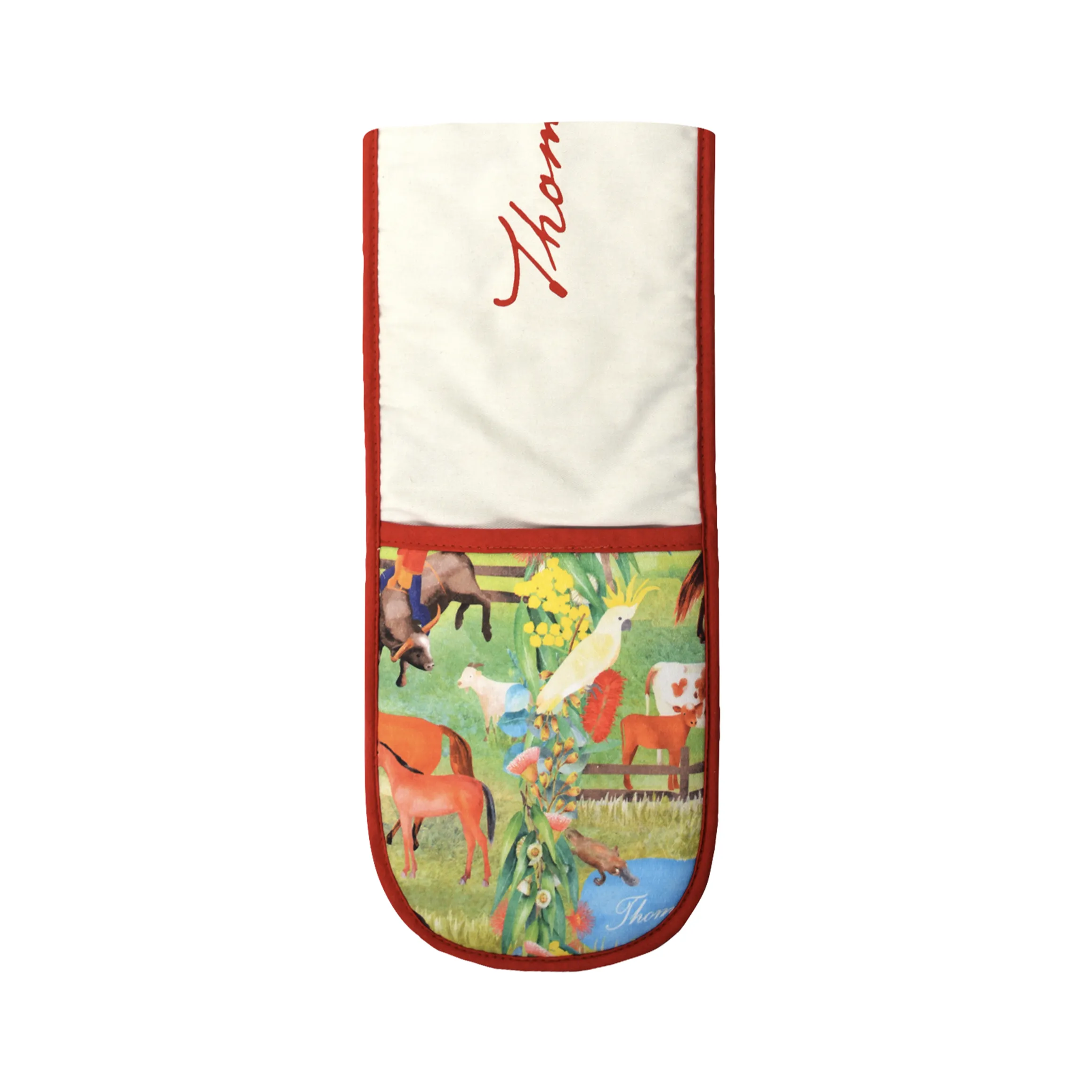 Thomas Cook Farm Friends Double Oven Gloves