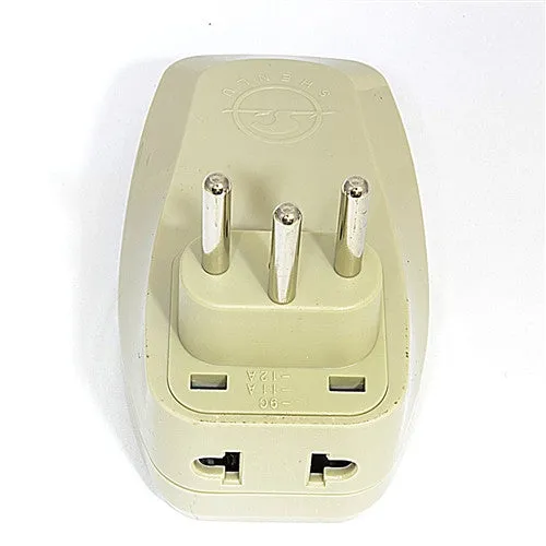Type J - OREI Grounded 3 in 1 Plug Adapter with USB & Surge Protection - Switzerland, Jordan