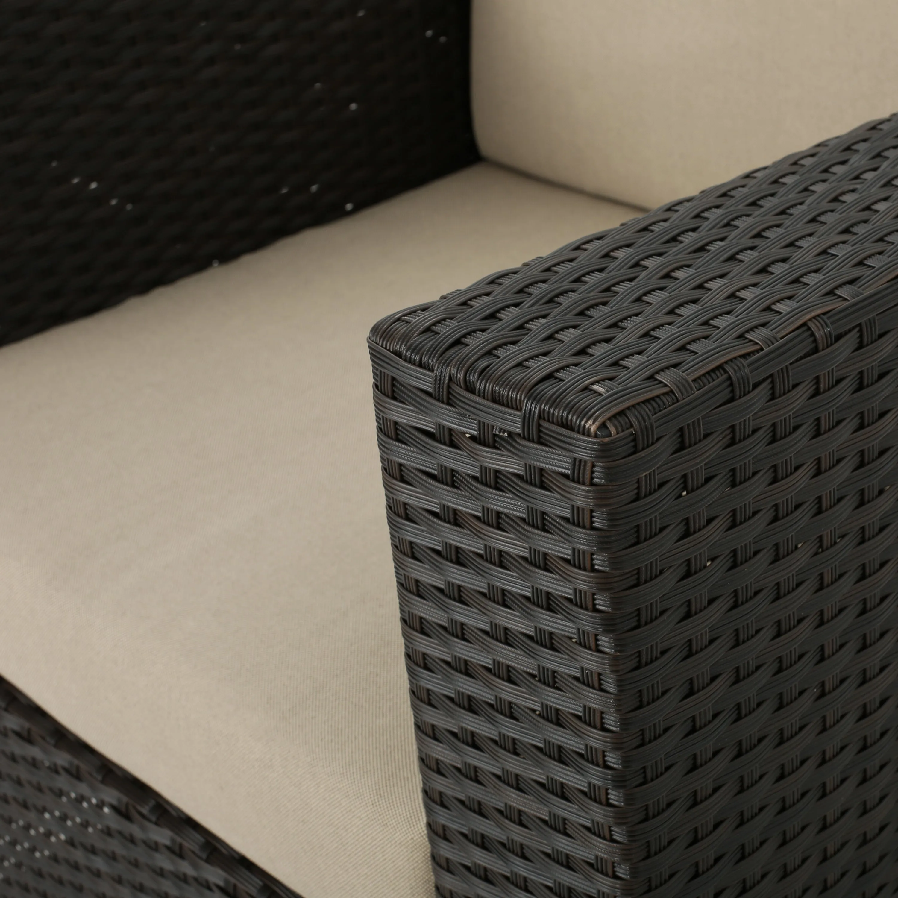 Venice Outdoor Wicker Swivel Club Chairs with Cushions
