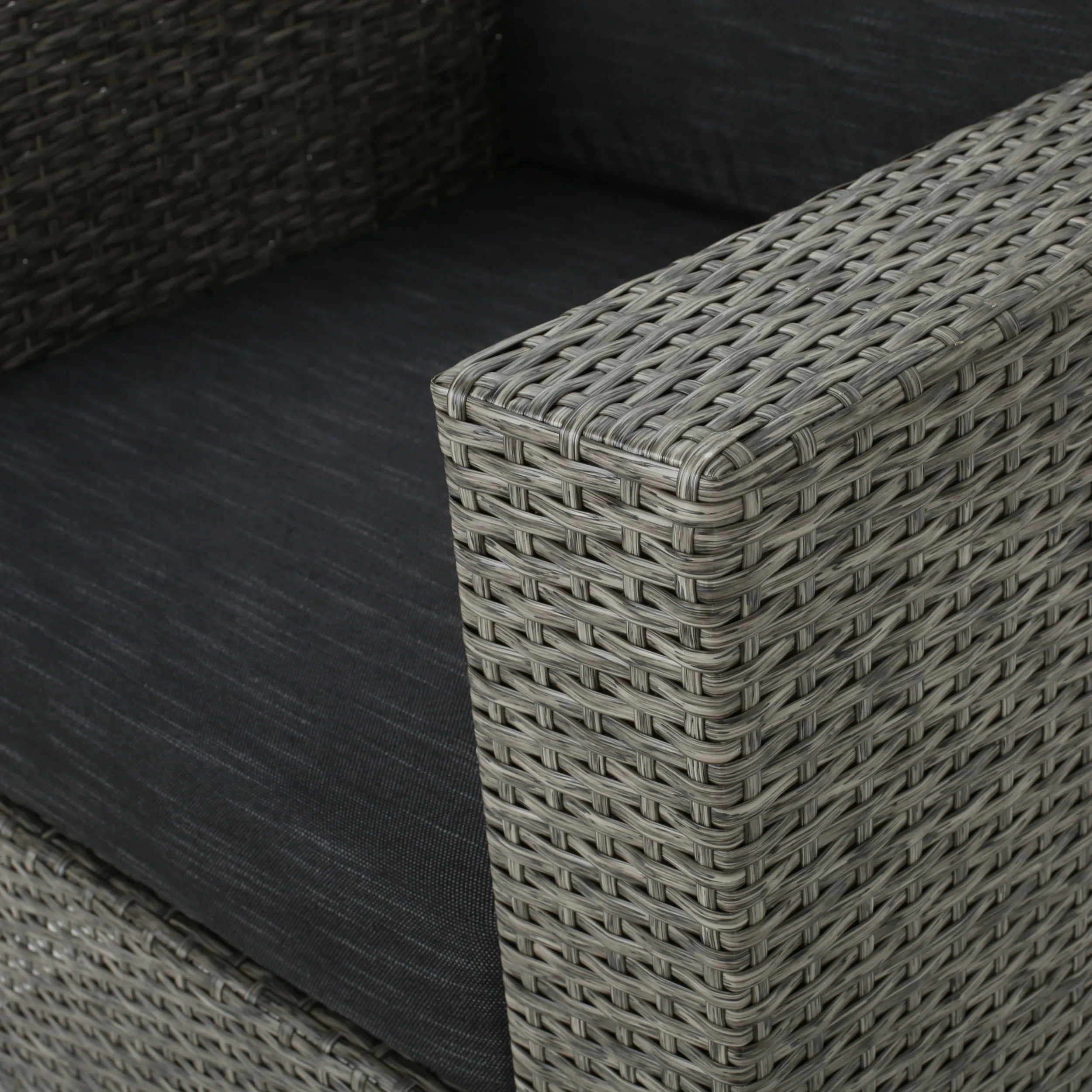 Venice Outdoor Wicker Swivel Club Chairs with Cushions
