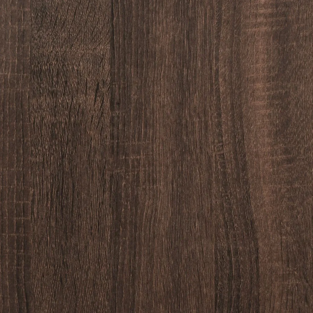 Wall Cabinet Brown Oak 75x35x60 cm Engineered Wood
