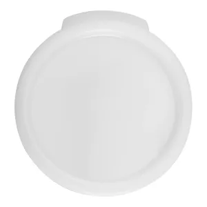 Winco PPRC-68C Cover for PPRC-6W/8W White Polypropylene Food Storage Container
