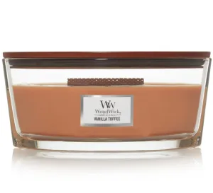 WoodWick Vanilla Toffee Candle Crackles As It Burns Ellipse Hearthwick