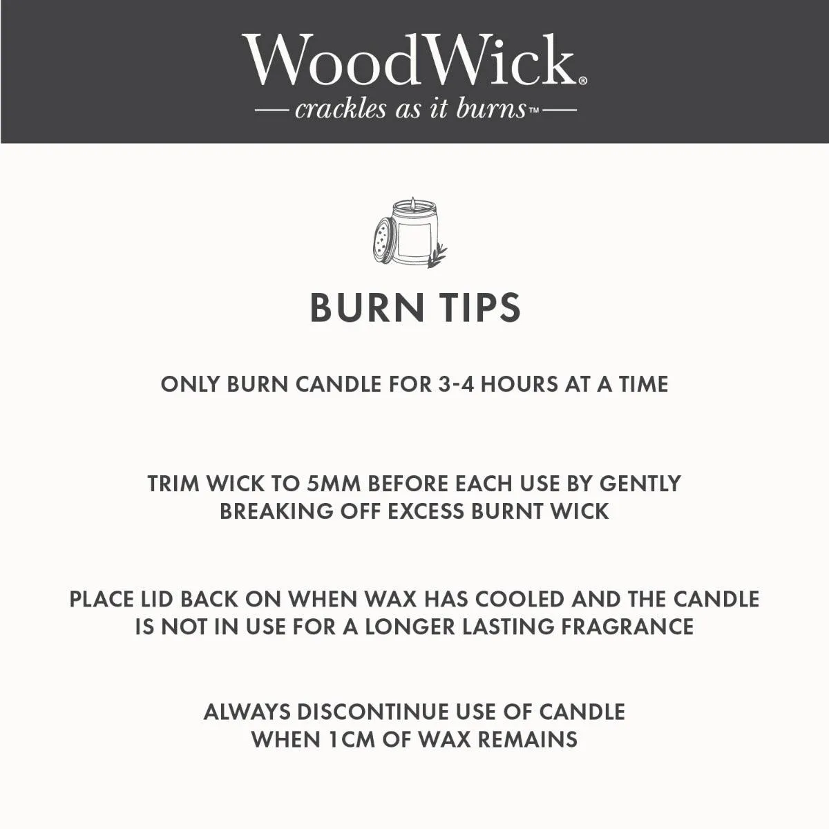 WoodWick Vanilla Toffee Candle Crackles As It Burns Ellipse Hearthwick