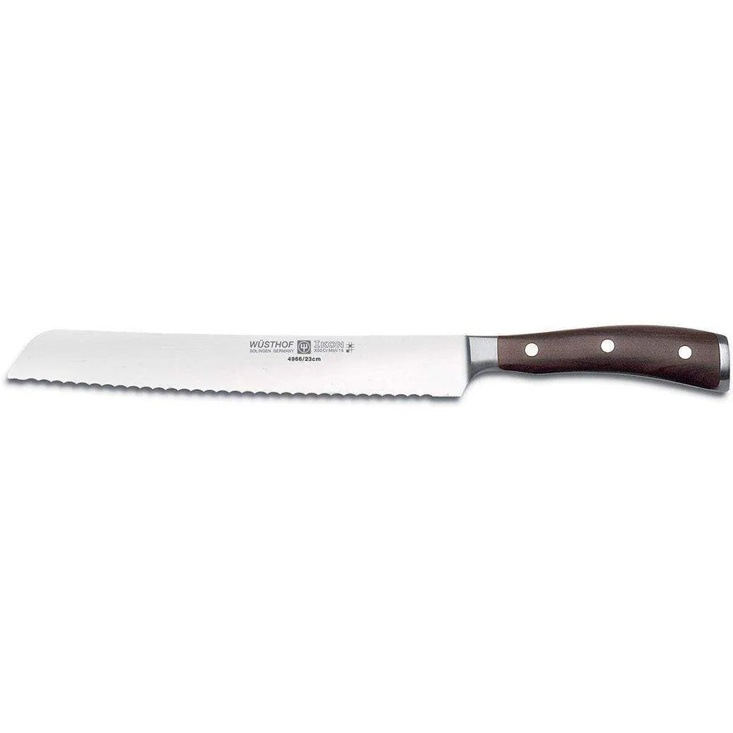 Wusthof Ikon Blackwood Bread Knife
