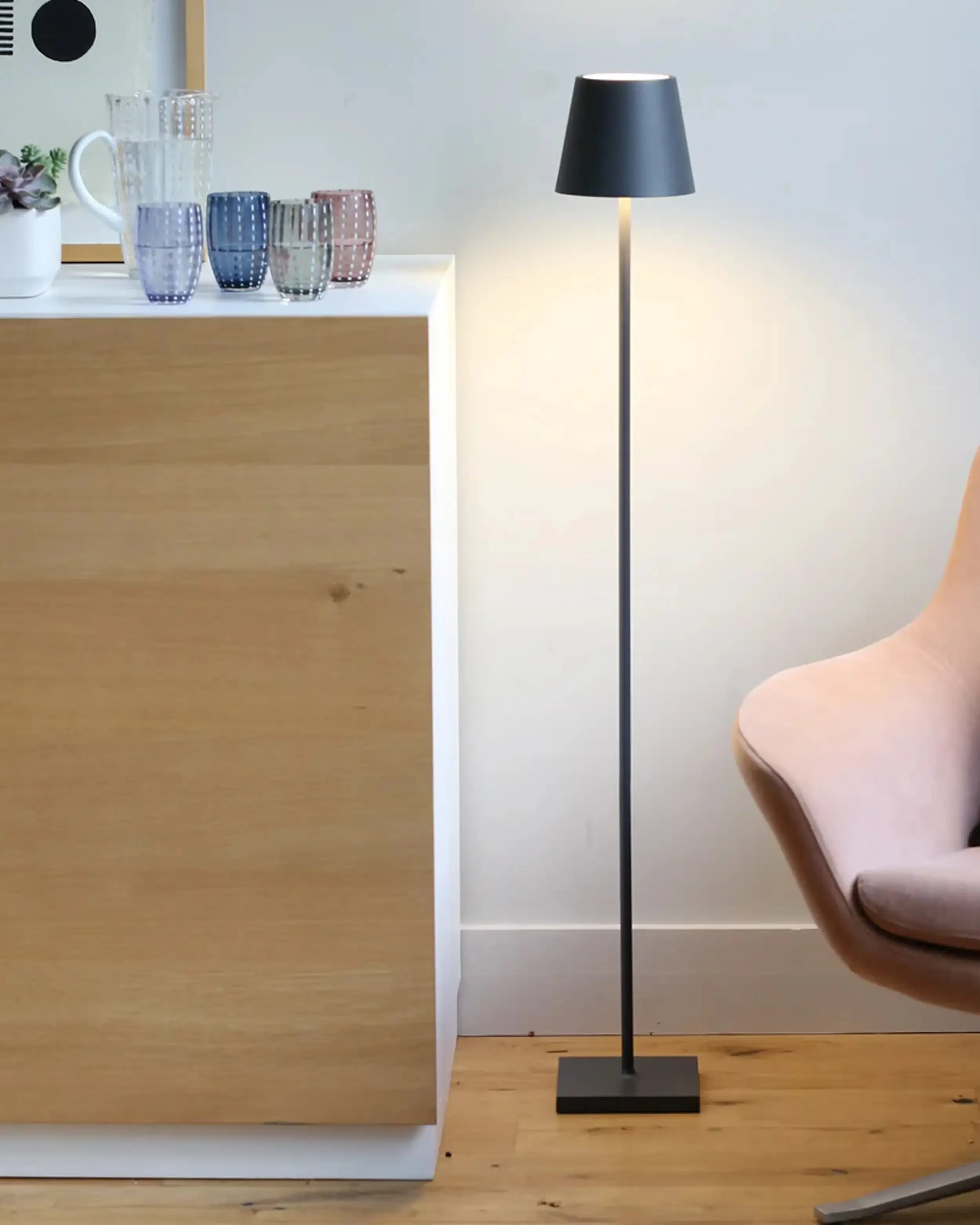 Zafferano Lampes à Porter Poldina floor-table lamp