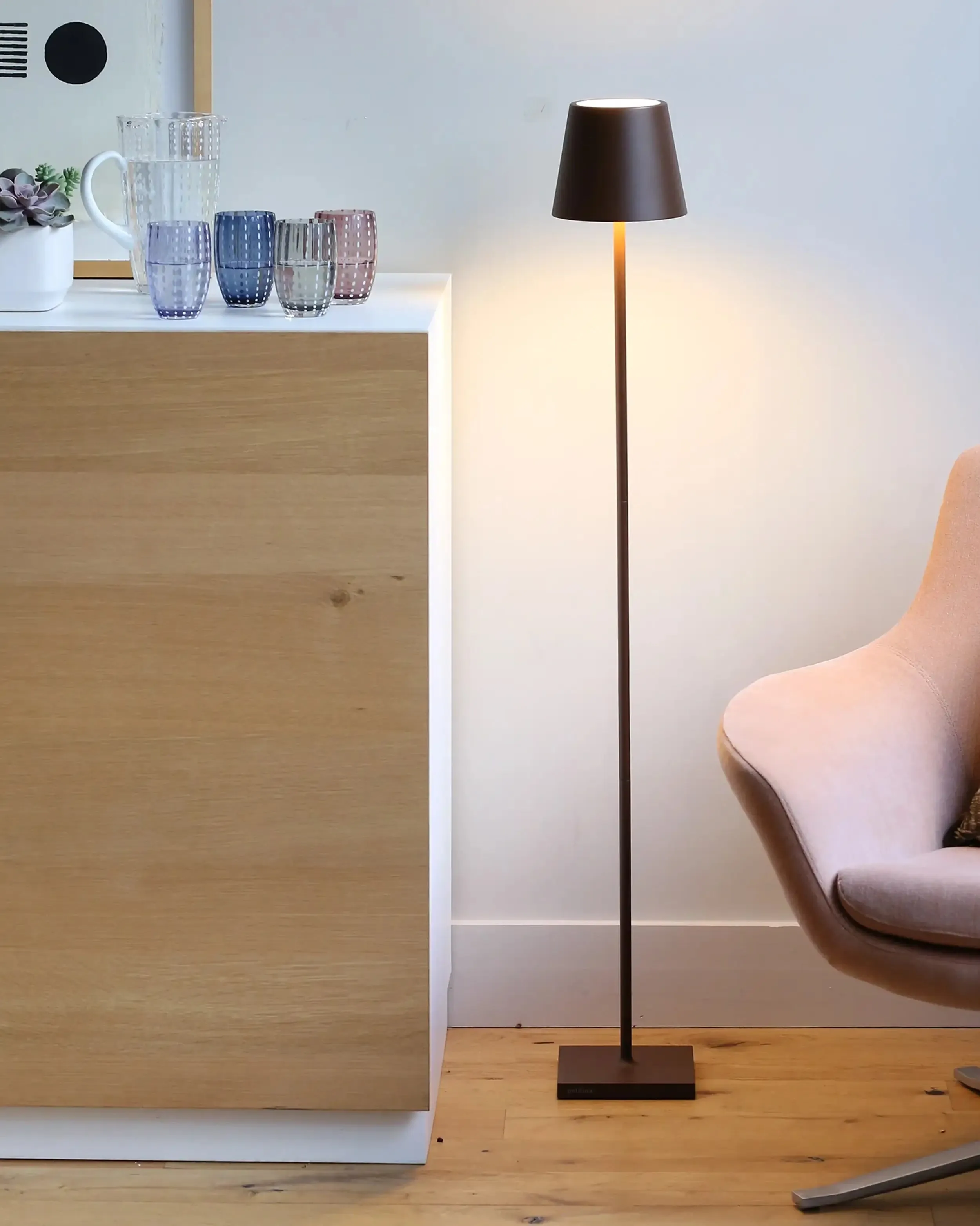 Zafferano Lampes à Porter Poldina floor-table lamp