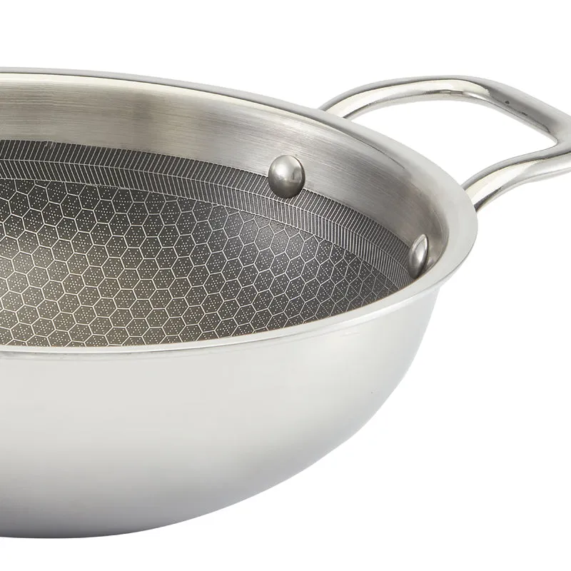 Zoraware Induction Safe Kadhai With Lid - 1600 Ml/8.6 Inches