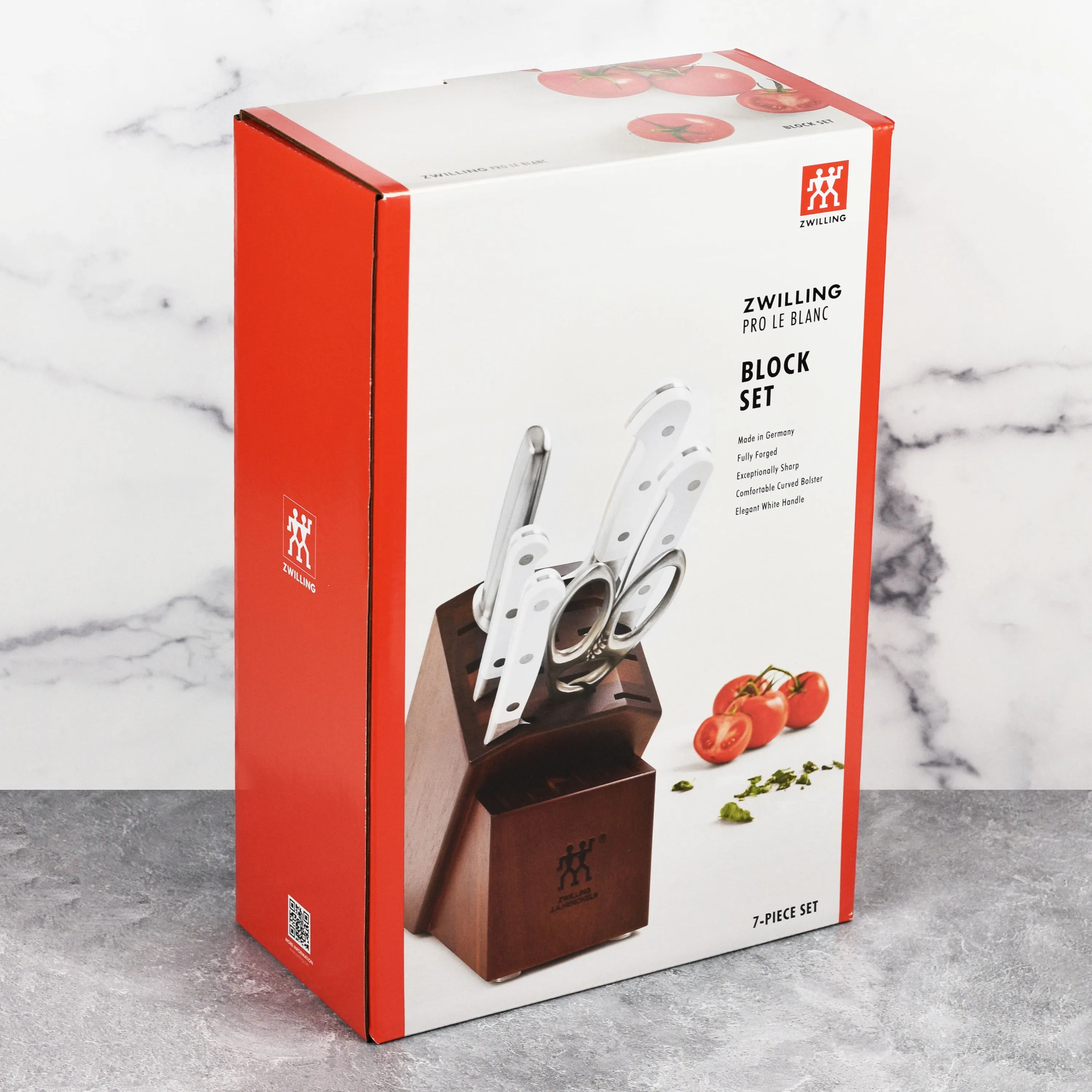 Zwilling Pro Le Blanc 7 Piece Knife Block Set