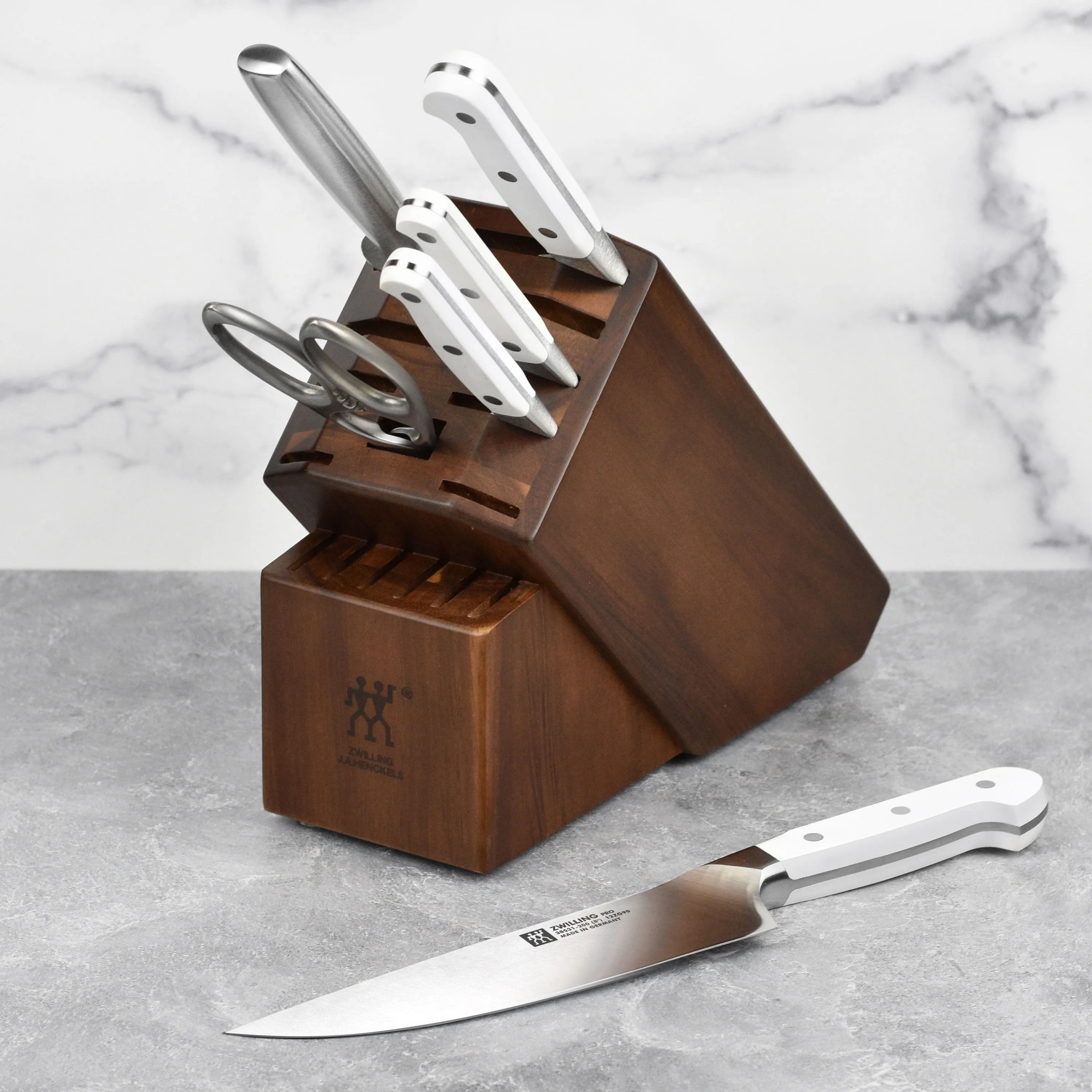 Zwilling Pro Le Blanc 7 Piece Knife Block Set